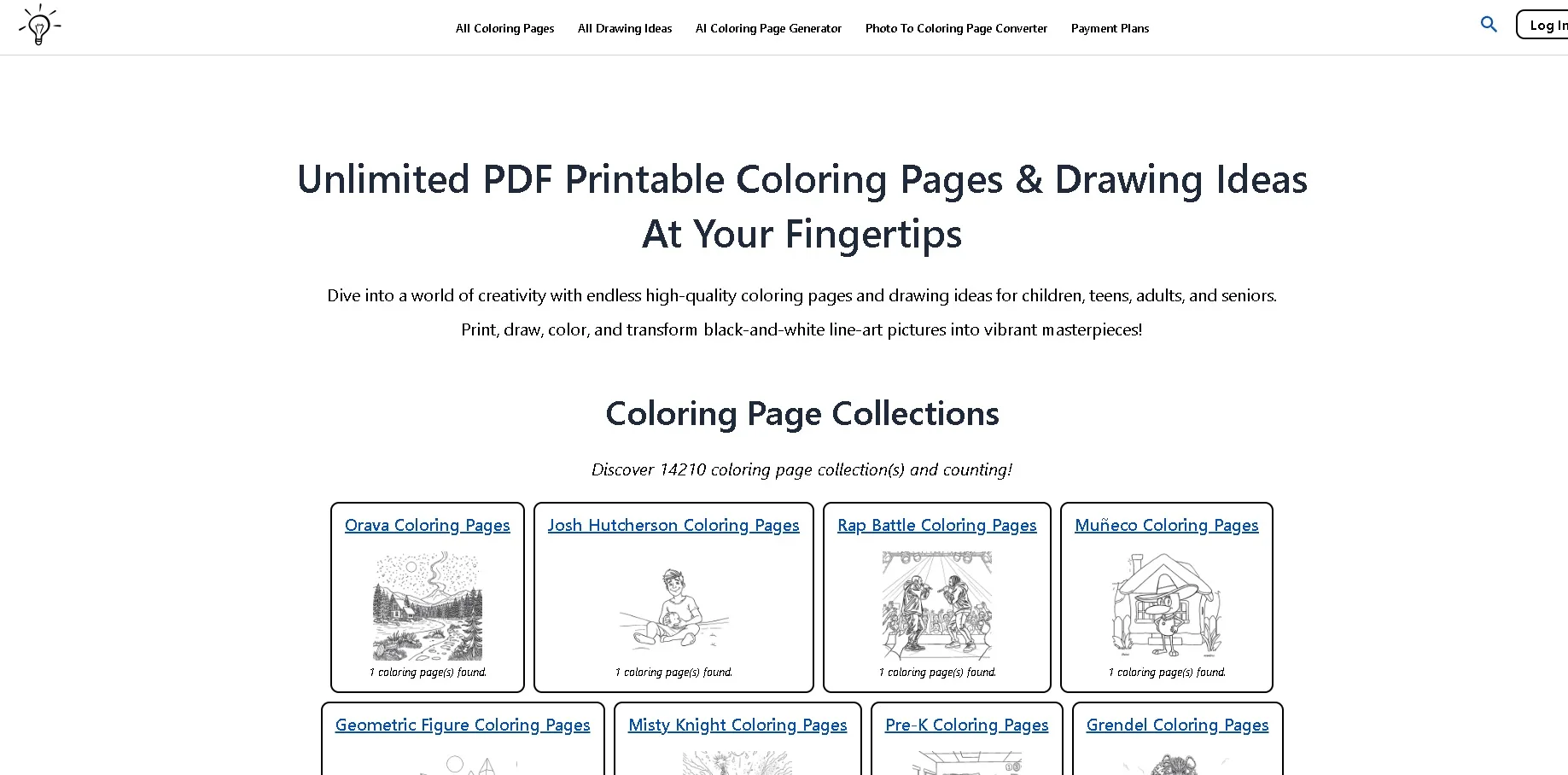 genera ilustraciones por IA en blanco y negro lista para imprimir y colorear.