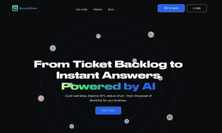 IllumiChat: Plataforma de soporte al cliente impulsada por IA que reduce tiempos de espera y mejora la satisfacción del cliente.