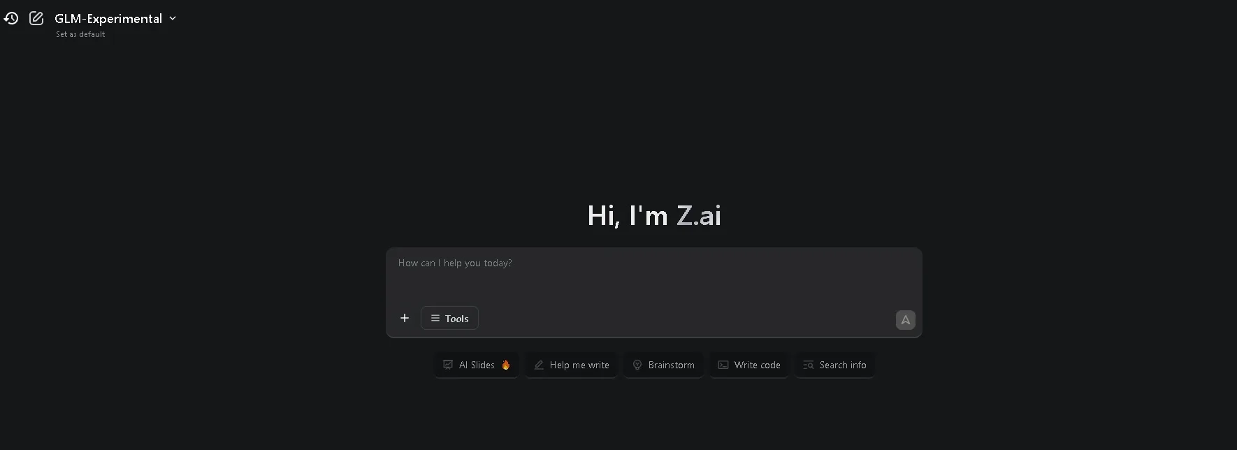 Z.ai: Plataforma de inteligencia artificial para mejorar la productividad con generación de presentaciones, textos y código.