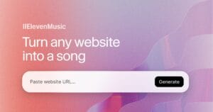 Herramienta Jingle Maker de ElevenLabs: convierte el contenido de tu web en jingles profesionales con inteligencia artificial.