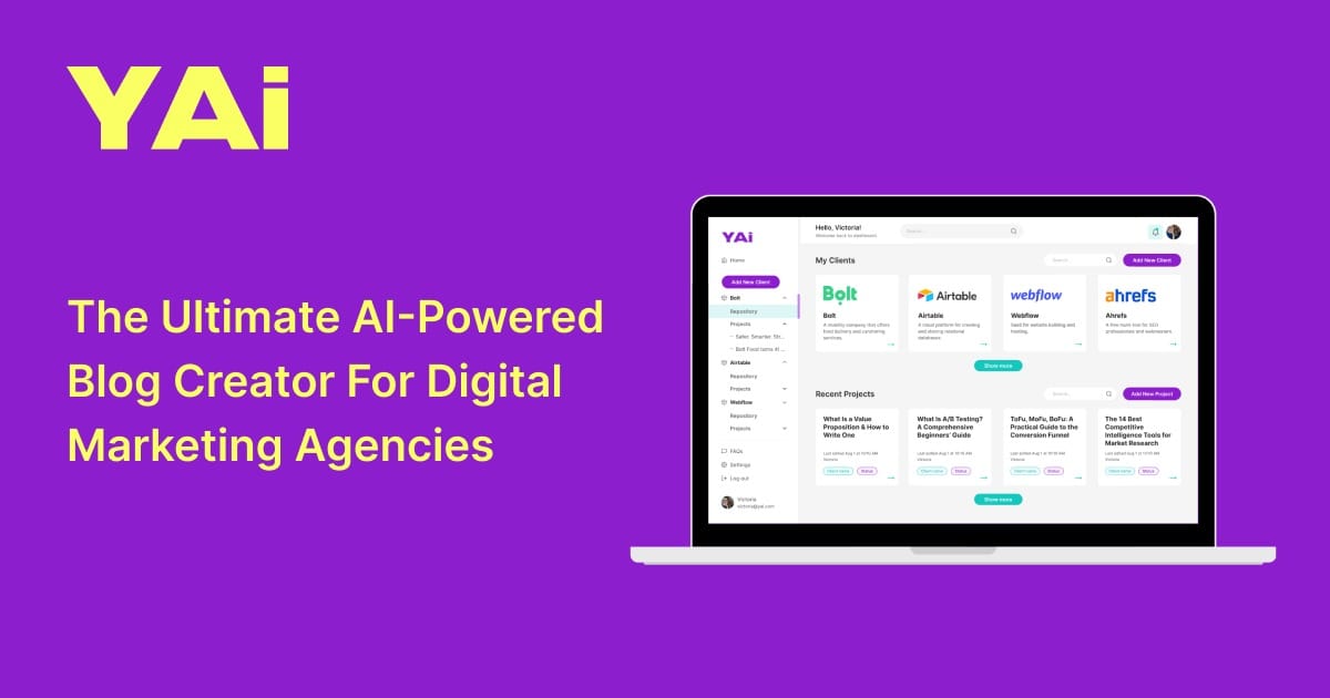 YAi: Herramienta de IA para crear y optimizar contenido profesional en minutos, con análisis de tono, claridad y fuentes