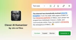 AI Humanizer: Herramienta gratuita para convertir textos generados por IA en contenido 100% humano y natural, evitando detectores como GPTZero o Turnitin.
