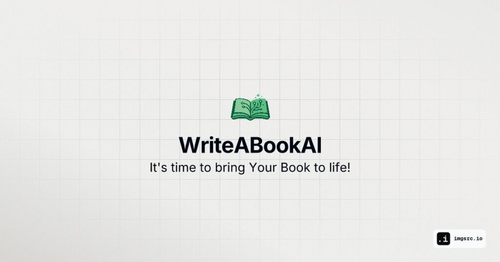 WriteABookAI: Plataforma de IA para escribir y publicar libros profesionales en semanas, con asistencia en tiempo real y exportación en EPUB/PDF