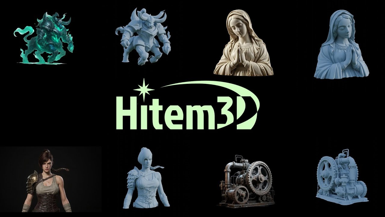 Hitem3D: Generador de modelos 3D potenciado por IA para convertir imágenes en 3D con precisión profesional.