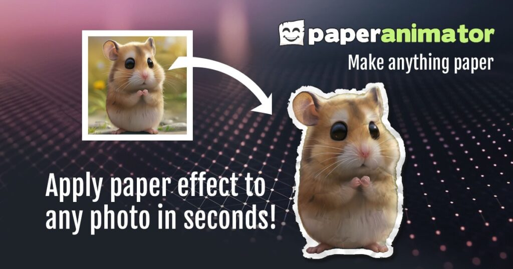 PaperAnimator: herramienta de IA para crear animaciones de papel y efectos de texto match cut en segundos