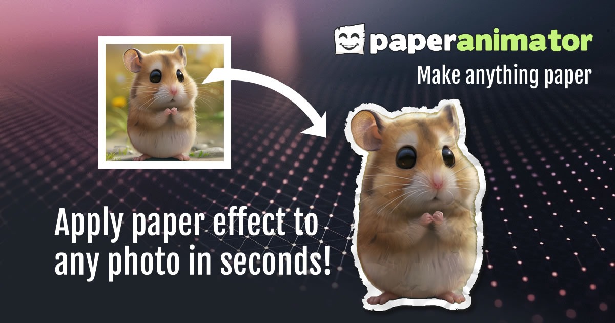 PaperAnimator: herramienta de IA para crear animaciones de papel y efectos de texto match cut en segundos