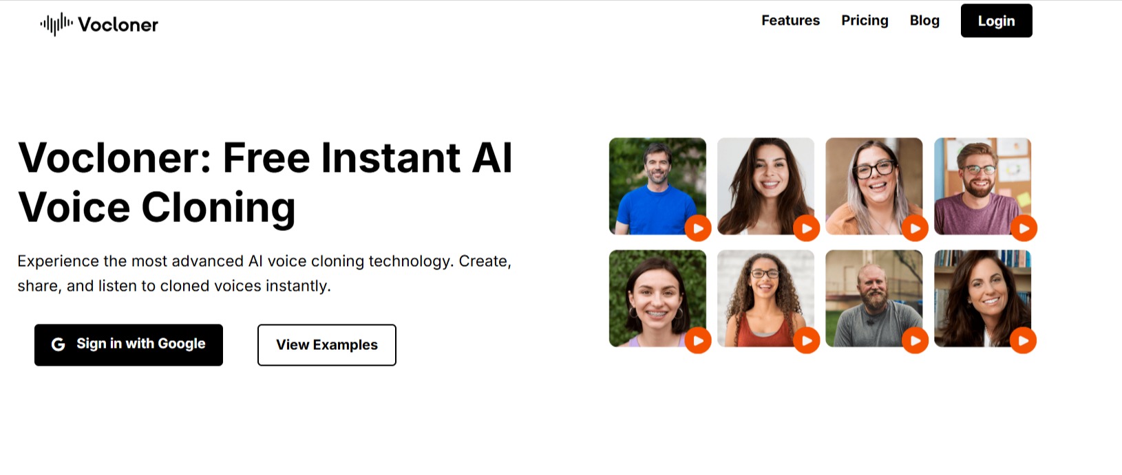 Vocloner: Herramienta de clonación de voz con IA para crear voces sintéticas en segundos