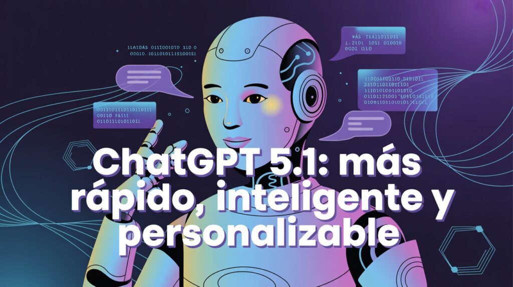 ChatGPT 5.1: Nueva versión de OpenAI con razonamiento adaptativo, mejoras en matemáticas y programación, y tono conversacional personalizable