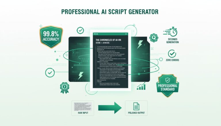 AI Script Generator: Herramienta de inteligencia artificial para convertir novelas en guiones de cómics profesionales con análisis inteligente y precisión del 99.8%