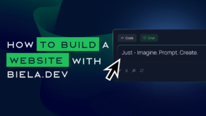Biela.dev: plataforma de creación de apps y webs con inteligencia artificial usando prompts de texto.