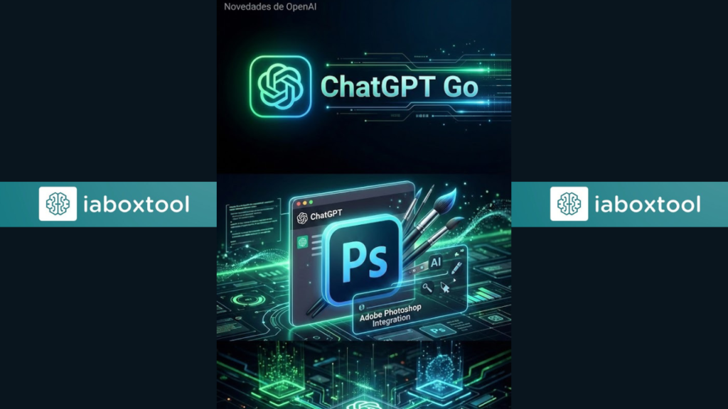 ChatGPT Go y Photoshop integrados en ChatGPT, nuevas funciones de OpenAI.