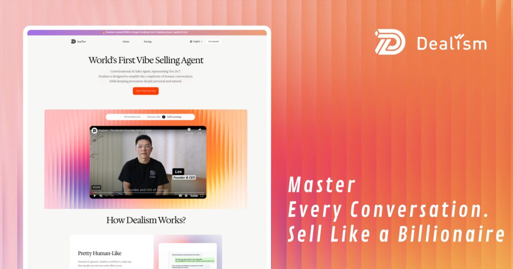 Dealism, agente de ventas con inteligencia artificial para automatizar conversaciones y aumentar ventas