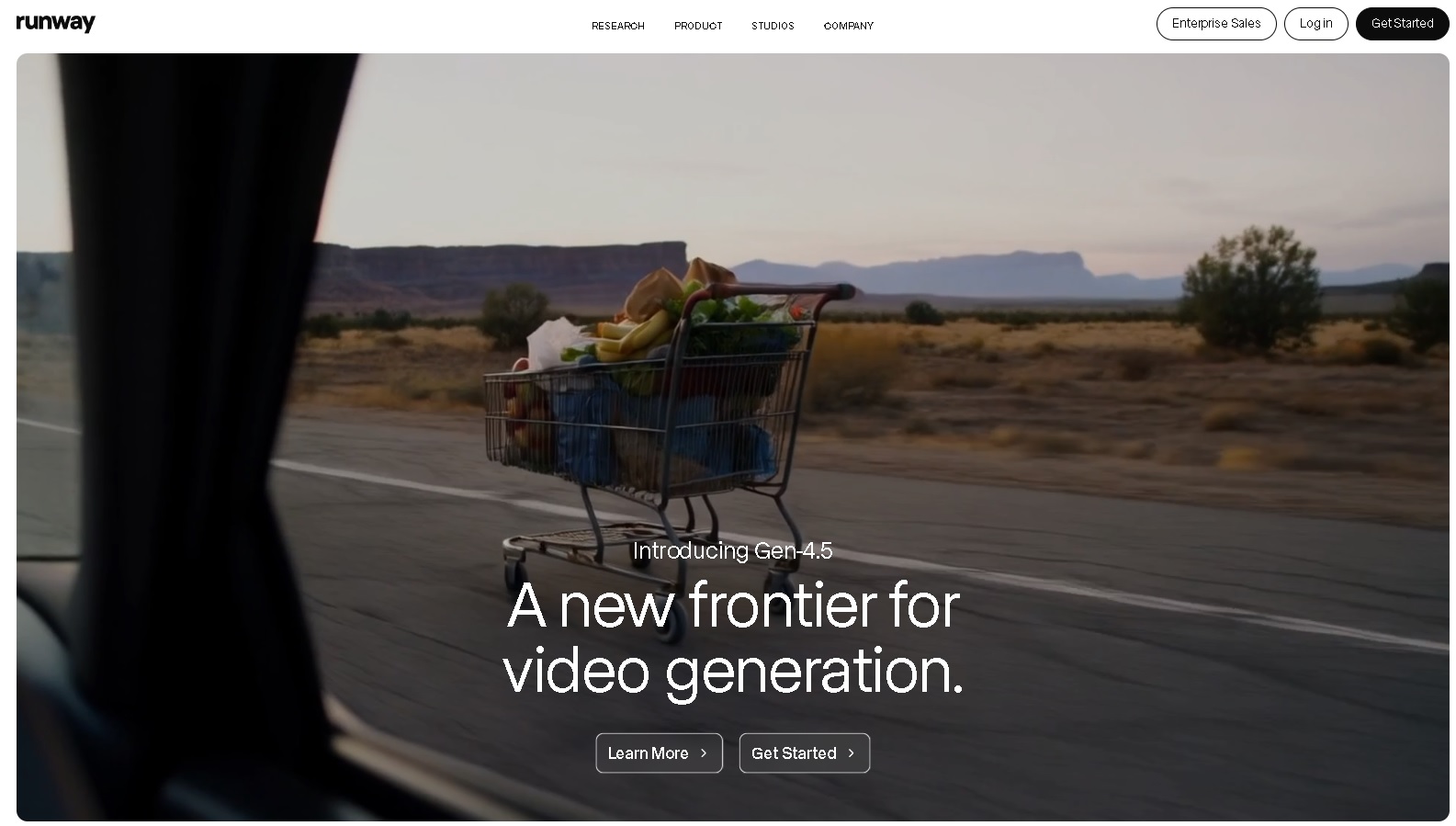 Runway Gen-4.5 modelo de video IA con alta fidelidad y realismo.