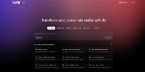 Vife.ai: Plataforma de agentes de IA para crear presentaciones, documentos y sitios web de forma autónomatico