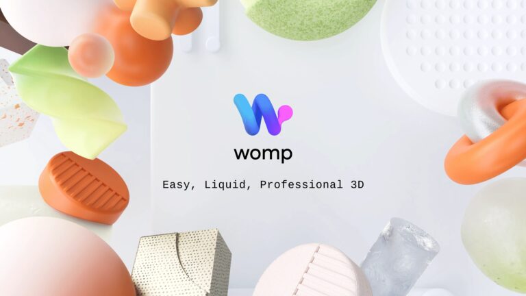 Womp: Plataforma de modelado 3D en el navegador para crear e imprimir diseños profesionales con inteligencia artificial y colaboración en tiempo real