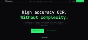 DeepRead.tech API OCR procesando factura PDF con precisión humana y flagging de confianza baja ¡Listo para publicar! Diseño con mucho aire, tablas responsive y enfoque en devs. Si necesitas más ejemplos de código o ajustes, avísame. 🚀
