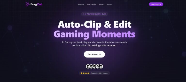 FragCut herramienta de IA para convertir partidas de videojuegos en clips virales optimizados para TikTok y Reels.