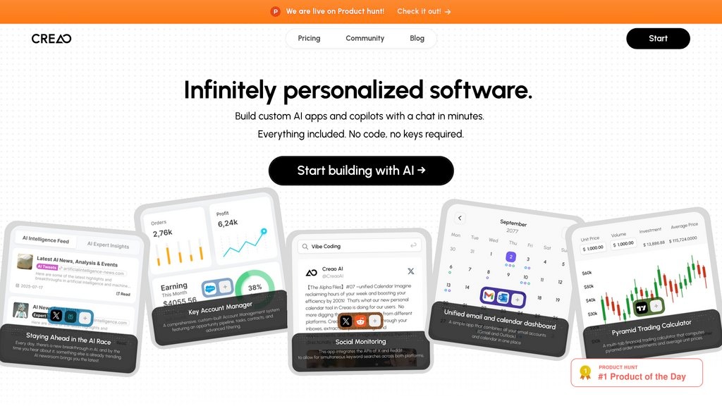 Creao AI – Super Agente IA que ejecuta tareas reales, crea Agent Apps y automatiza flujos desde chat – herramienta para multiplicar productividad.