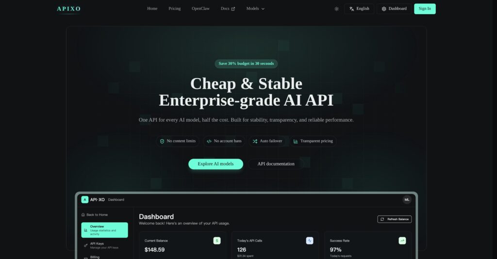 Apixo.ai – API unificada económica y estable para modelos de IA como Sora 2, Veo 3.1 y Flux – ideal para desarrolladores y startups