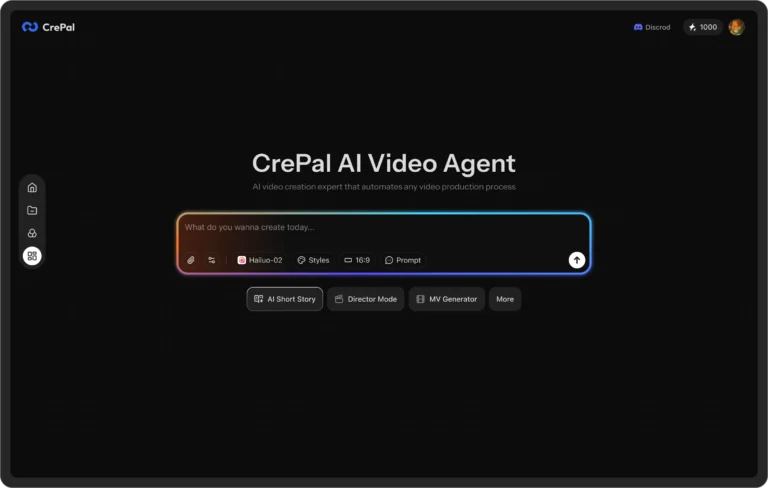 CrePal.ai – agente director de IA que convierte ideas en vídeos completos de múltiples escenas con control conversacional – herramienta para creadores y marketers