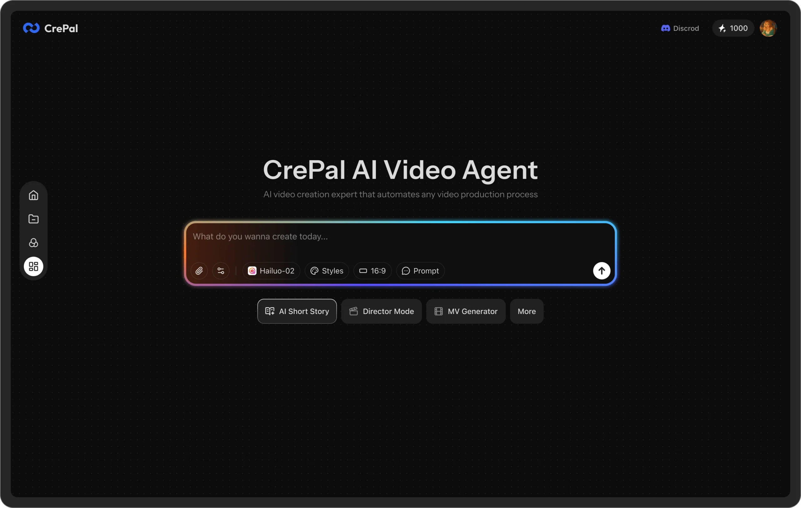 CrePal.ai – agente director de IA que convierte ideas en vídeos completos de múltiples escenas con control conversacional – herramienta para creadores y marketers