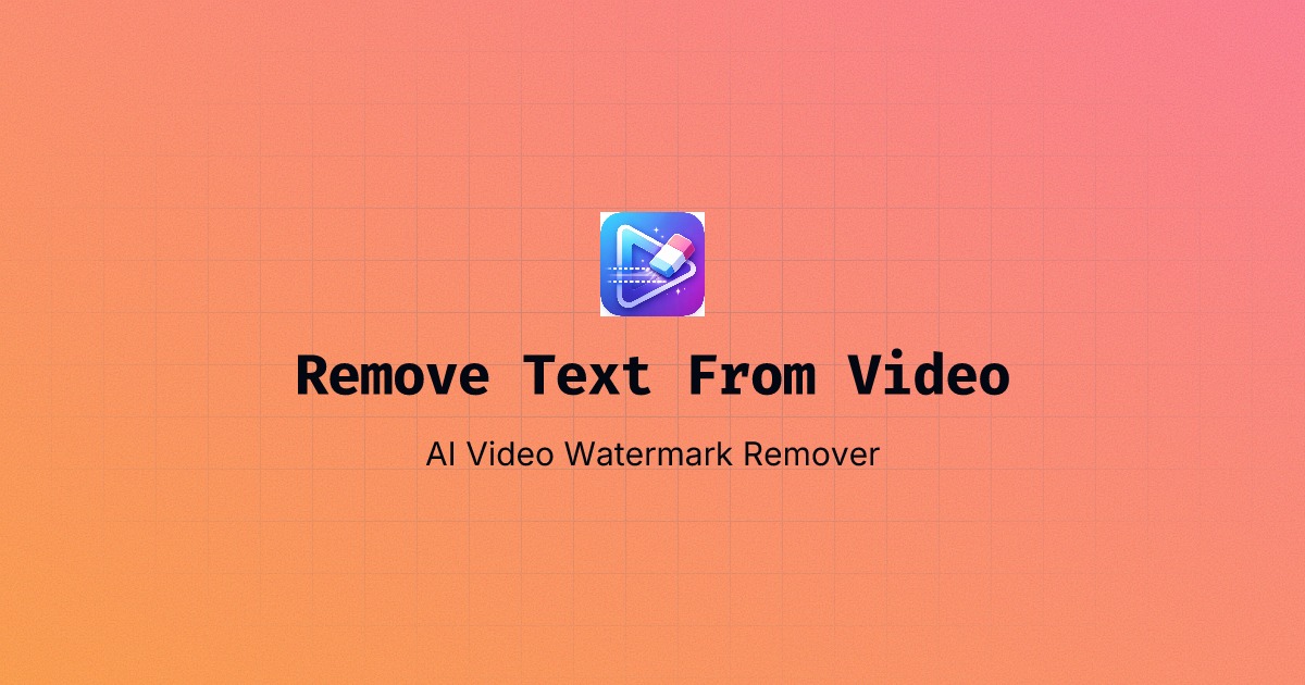 RemoveTextFromVideo.net – herramienta IA para eliminar texto, subtítulos, logos y watermarks de vídeos sin difuminar – ideal para reutilizar contenido