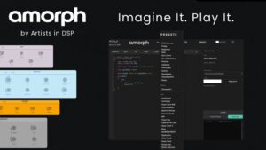 Amorph AI - Plataforma de inteligencia artificial que crea plugins de audio personalizados desde descripciones en texto, compatible con VST3 y AU para DAWs