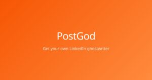 PostGod.app – ghostwriter con IA que genera posts de LinkedIn que suenan auténticamente como tú – alternativa económica a un ghostwriter humano