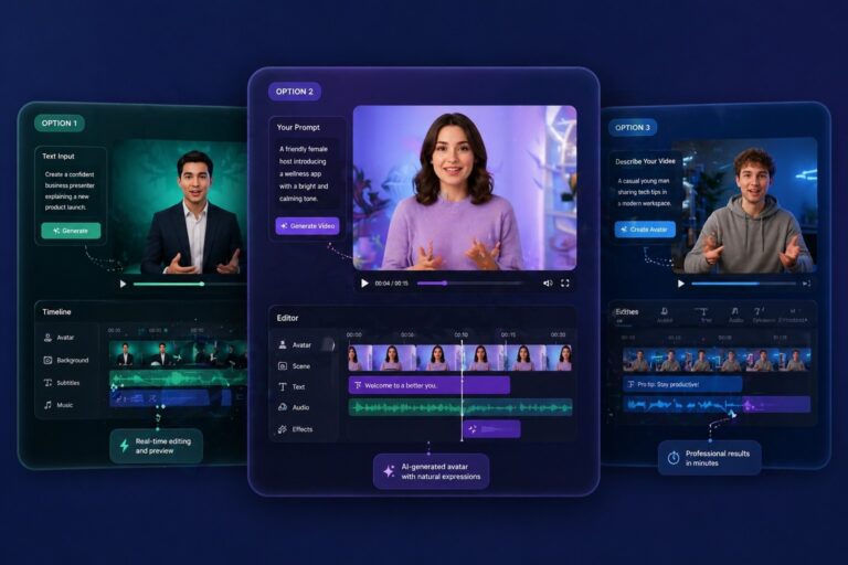 AvatarCraft AI - Generador de avatares parlantes realistas con inteligencia artificial para crear vídeos profesionales