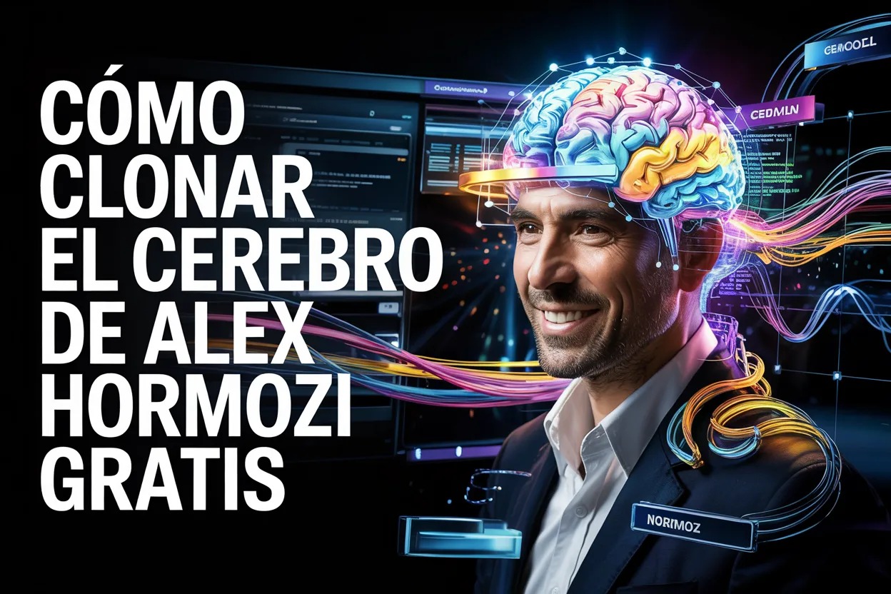 Cómo clonar el cerebro de Alex Hormozi con Gemini y NotebookLM – Tutorial paso a paso