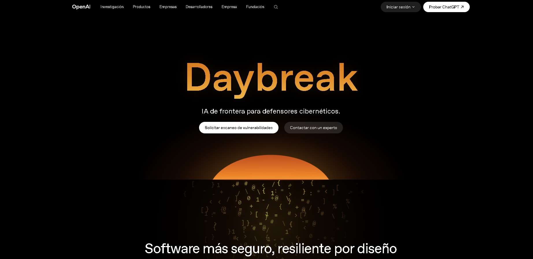 OpenAI Daybreak - Plataforma de IA para detectar y corregir vulnerabilidades en software