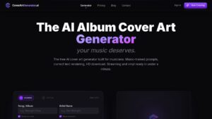 CoverArtGenerator.ai - Generador de portadas de álbum con inteligencia artificial para músicos