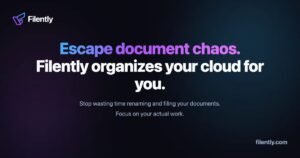 Filently - Organizador automático de Google Drive con inteligencia artificial