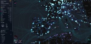 OpenGridWorks - Plataforma para explorar un mapa interactivo de la red eléctrica mundial, filtrando por tipo de energía y tipo de mapa