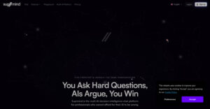 Suprmind - Plataforma multi-IA para Decision Intelligence y análisis de riesgos, orquestando 5 modelos de IA para detectar contradicciones y alucinaciones