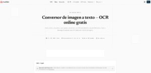 FreeOCR.AI - Conversor gratuito de imagen a texto con inteligencia artificial