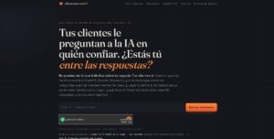 AreYouFoundByAI - Herramienta gratuita que verifica si tu negocio aparece en las respuestas de ChatGPT, Claude y Perplexity