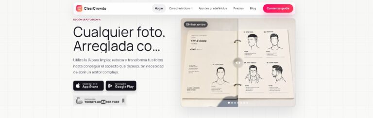 ClearCrowds - Editor de fotos con IA para eliminar multitudes, sombras y texto de forma automática
