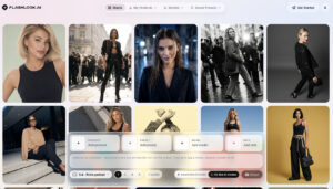 Flashlook - Plataforma para crear modelos de moda con IA y generar campañas de productos completas con imágenes de alta calidad