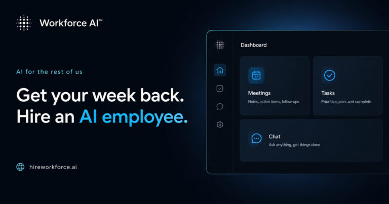 HireWorkforce AI - Empleado virtual con IA que asiste reuniones, redacta emails y gestiona follow-ups automáticamente