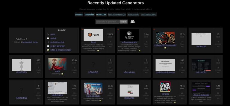 Perchance AI - Plataforma gratuita para generar imágenes, historias y personajes con inteligencia artificial sin registro