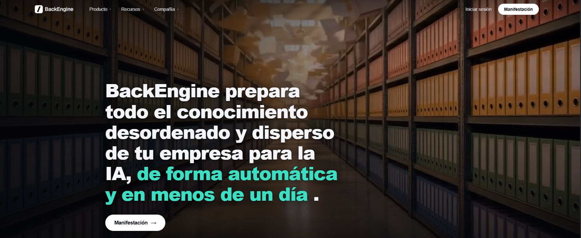 BackEngine - Plataforma que prepara el conocimiento interno de la empresa para que la IA responda con precisión y contexto real