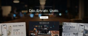 Página principal de Whacka.app mostrando su interfaz de creación de apps funcionales mediante descripciones en lenguaje natural
