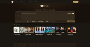 LunaLisa - Estudio de imágenes con IA para generar y editar fotos en 1K a 4K con texto, referencias y herramientas de fondo, estilo y face swap