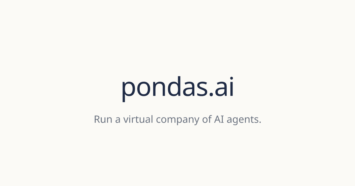 Pondas - Interfaz tipo juego donde un equipo de agentes de IA (product manager, diseñador, ingenieros y QA) construye software real mientras tú diriges el proceso