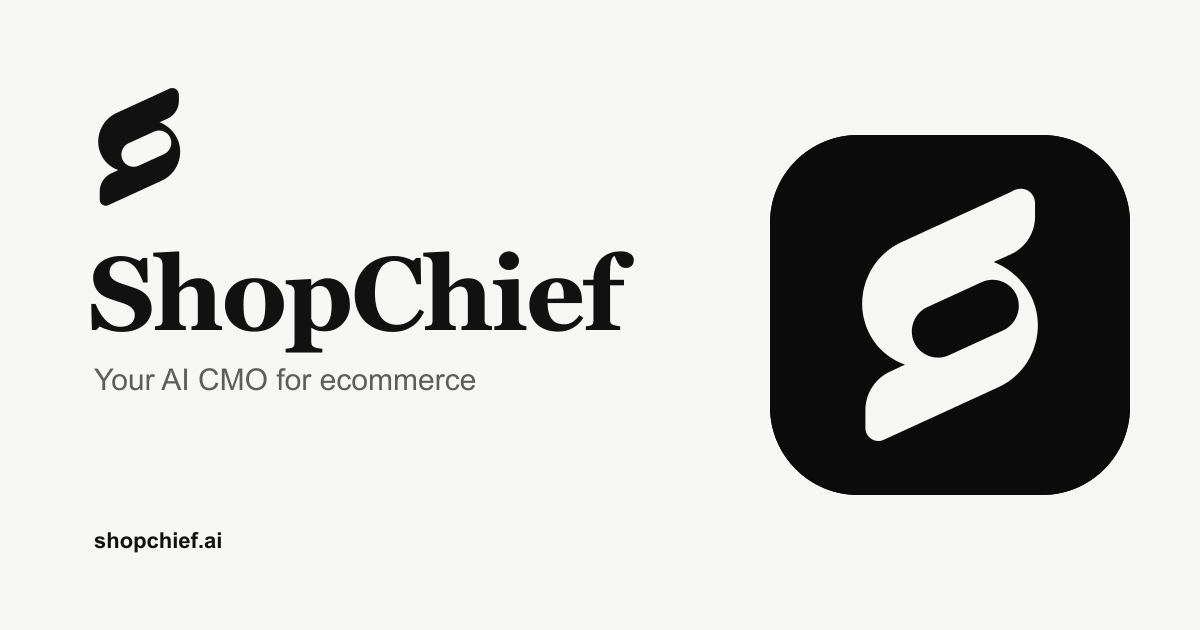 ShopChief - Workspace de agentes de IA para operaciones de e-commerce: investigación de producto, tienda, SEO, creatividades y anuncios con datos conectados