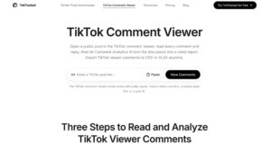 TokToolset TikTok Comment Viewer - Herramienta online para leer, analizar con IA y exportar comentarios de posts públicos de TikTok a CSV o informe citado