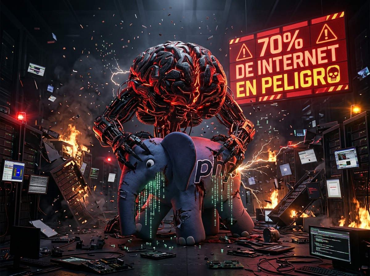 PHP2Shell: la IA descubre fallos críticos que ponen en riesgo el 70% de las webs del mundo