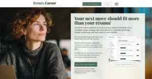 Remix Career: plataforma de estrategia de carrera con IA que convierte patrones y skills en direcciones, ofertas de empleo y primeros pasos concretos
